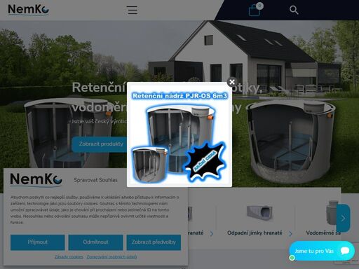 tradice a zkušenosti - jímky, retenční nádrže, septiky, vodoměrné šachty. výroba plastových nádrží na dešťovou vodu a plastových jímek.