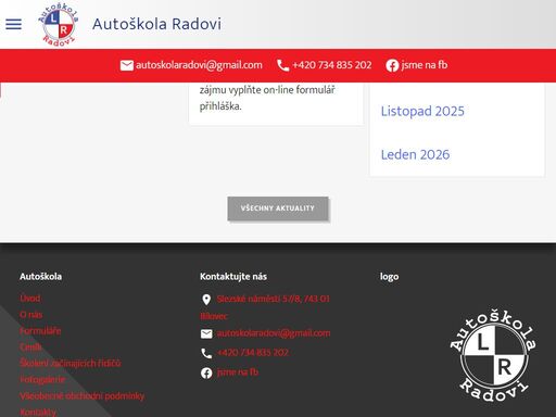 www.autoskolabilovec.cz