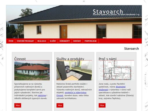 stavební společnost stavoarch