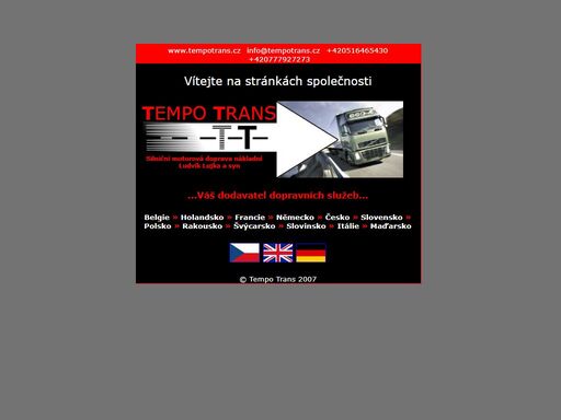 prezentace firmy tempotrans s.r.o.