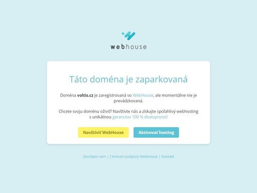 táto doména je zaparkovaná alebo nemá aktívnu stránku. webhouse poskytuje spoľahlivý webhosting pre vaše domény.