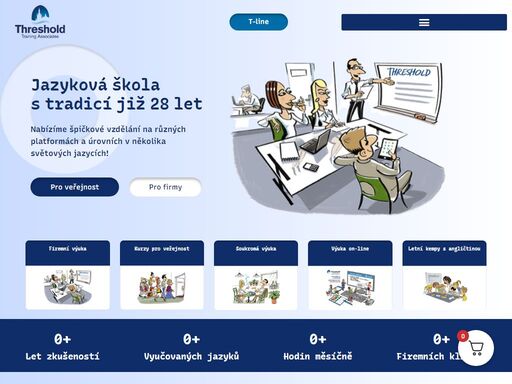 nabízíme špičkové vzdělání na různých platformách a úrovních v několika světových jazycích!