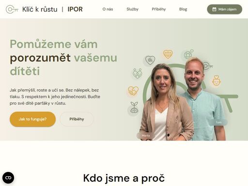 jak přemýšlí, roste a učí se. bez nálepek, bez tlaku. s respektem k jeho jedinečnosti. buďte pro své dítě parťáky v růstu.