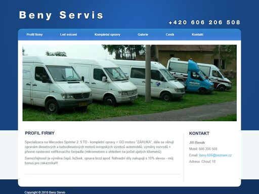 beny servis chouč