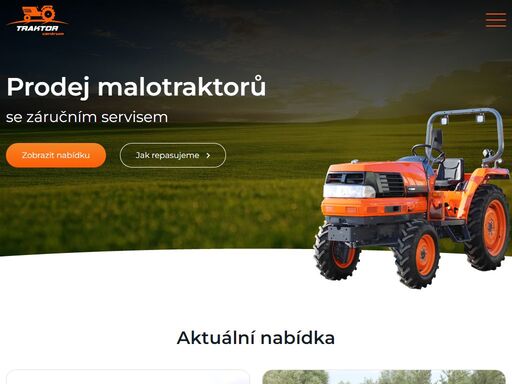 prodáváme nové i repasované malotraktory včetně řady příslušenství. provádíme jejich záruční i pozáruční servis s prvotřídní kvalitou za dobrou cenu.