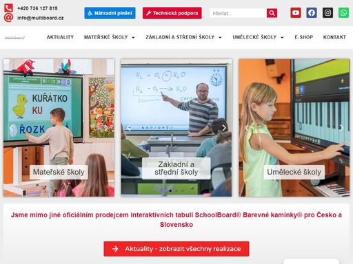 moderní interaktivní tabule