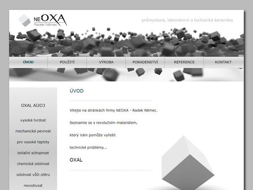 neoxa - průmyslová, laboratorní a technická keramika