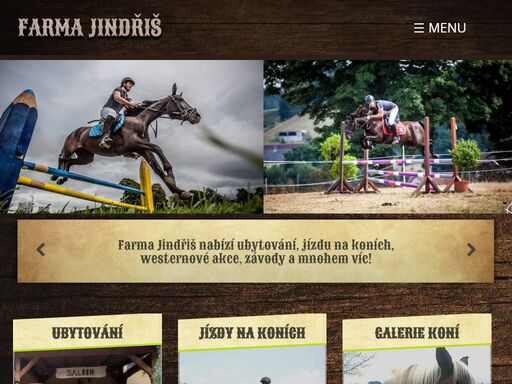 ubytování na farmě, restaurace, jízda na koních a akce to je farma jindřiš - kousek od města jindřichův hradec.