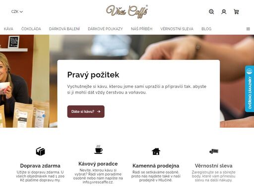 rodinná pražírna výběrové kávy i jediná pražírna kávy v čr s označením kvality klasa i prodej výběrové kávy