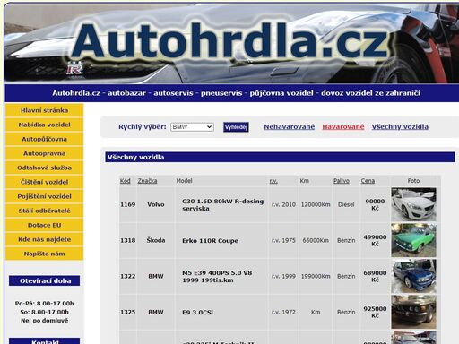www.autohrdla.cz