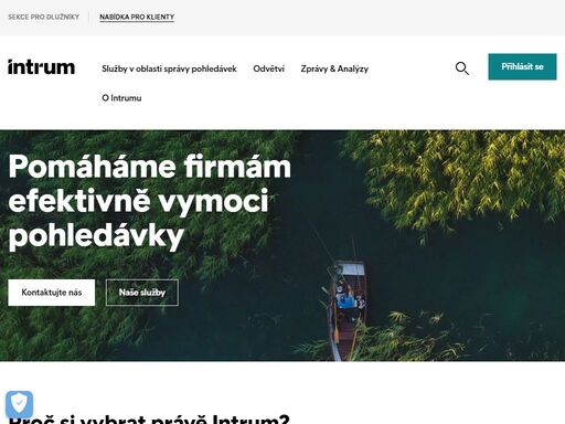 rozšiřte a zlepšete svoje podnikání využitím odborných znalostí a zkušeností intrum, vedoucí evropské úvěrové společnosti. nabízíme samostatné i komplexní služby. od vymáhání pohledávek, přes odkup pohledávek a doplňkové služby. mezi naše klienty patří nejčastěji bankovní instituce, oblast telekomunikací, energetiky, e-commerce.  naše portfólio služeb nově nabízíme i malým a středním podnikům (sme). jako první implementujeme ai do vymáhacích procesů. rychle a efektivně vymůžeme vaše nezaplacené faktury. zvýšíme návratnost nezaplacených faktur. zlepšíme likviditu vašeho podniku. pomáháme firmám efektivně vymoci pohledávky. proč si vybrat právě intrum, 7 tipů pro vymáhání pohledávek