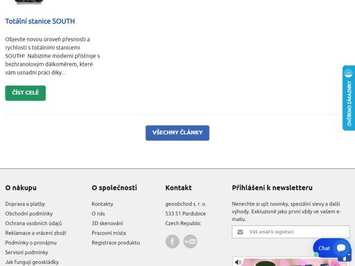 geoobchod.cz - sortiment geodetických, navigačních a stavebních přístrojů a pomůcek. 6 poboček! nivelační přístroje, gps, teodolity, gnss, totální stanice, laserové dálkoměry, stavební lasery, metry, stativy.