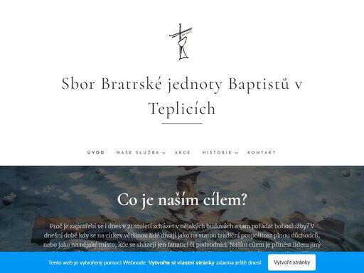 proč je zapotřebí se i dnes v 21.století scházet v nějakých budovách a tam pořádat bohoslužby? v dnešní době se na církev většinou lidé dívají jako na starou tradiční pospolitost plnou důchodců, nebo jako na nějaké místo, kde se sházejí jen fanatici či podvodníci. naším cílem je přinést lidem jiný pohled na církev. chtěli bychom, aby nevěřící lidé...