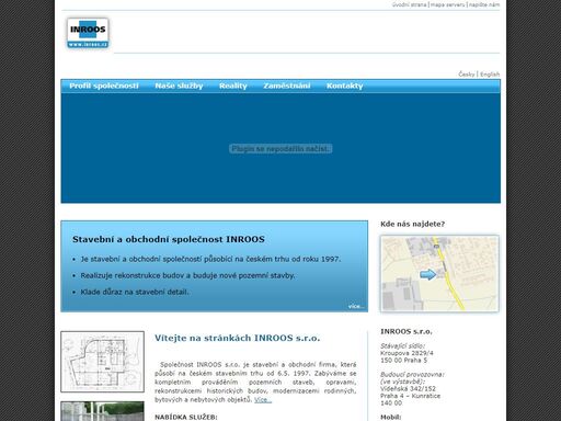 inroos s.r.o. - stavební a obchodní společnost