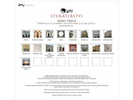 štukatérství - jozef trela