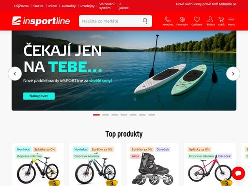 online obchod s fitness vybavením posiloven značky insportline. fitness stroje pro domácí použití, výborná kvalita, akční ceny.