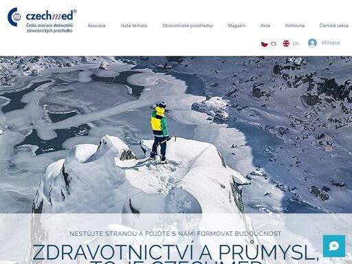 zdravotnictví a průmysl rovná se czechmed. asociace výrobců a distributorů zdravotnických prostředků. vytváříme dialog pro spolupráci. aktivně přispíváme k rozvoji českého zdravotnictví. inovace. telemedicína. veřejné nákupy. kvalita ve zdravotnictví. předběžná tržní konzultace.