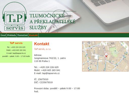 překladatelské a tlumočnické služby