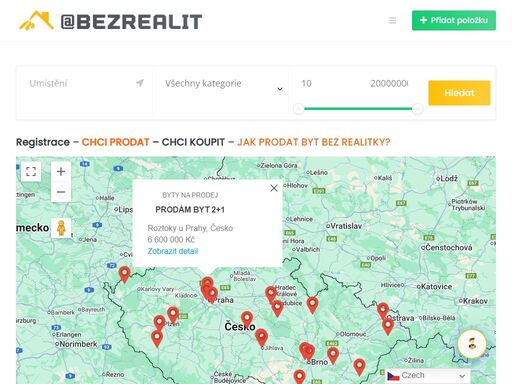 inzerujte nemovitosti na prodej zdarma. inzerujte byty bezrealitky praha, domy, pozemky, byty bez realitky. pronájem a prodej bezrealitky praha.