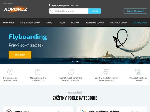 hledáte originální dárek? u nás najdete zážitky pro každou příležitost - adrenalin, relax, dobrodružství i gurmánské speciality. inspirujte se a rozdávejte radost.
