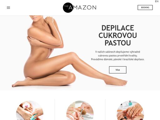 the amazon salóny v praze nabízí služby v oblasti kosmetických ošetření , depilací cukrovou pastou, brazilských depilací, manikúry, pedikúry a masáží.