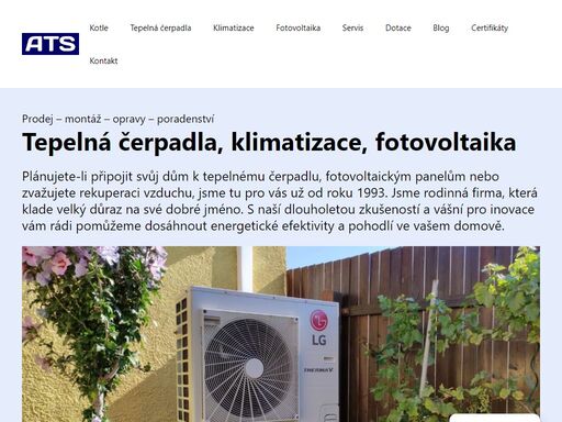 plánujete-li připojit svůj dům k tepelnému čerpadlu, fotovoltaickým panelům nebo zvažujete rekuperaci vzduchu, jsme tu pro vás už od roku 1993.