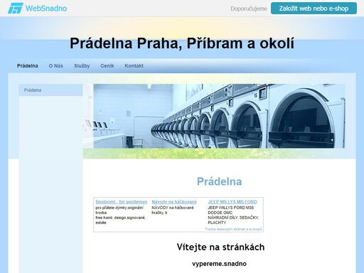 prádelna praha a okolí pro hotely, restaurace, ubytovací zařízení a souokromé osoby. praní, mokré čištění, žehlení, mandlování, sušení.