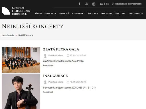 komorní filharmonie pardubice