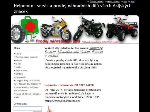 prodejna a opravna motocyklů servis vdo moto