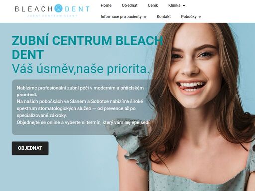 naše zubní centrum ve slaném u prahy je připraveno rozzářit váš úsměv. objednejte se on-line přesně na dobu, která vám nejvíce vyhovuje.
