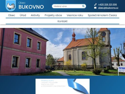 oficiální stránky obce bukovno