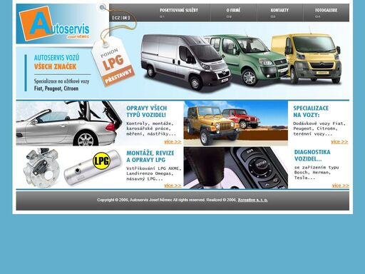 autoservis josef němec - opravy všech tipů vozidel, montáže a revize lpg, diagnostika vozidel
