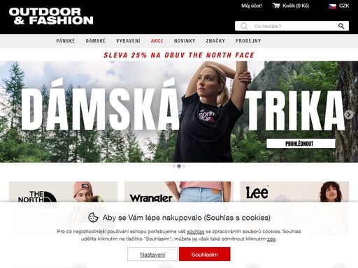 autorizovaný prodejce originálního zboží značek the north face, lee, wrangler a lifeventure. provozujeme také oficiální prodejny v praze.