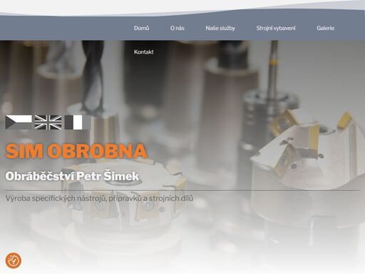 výroba specifických nástrojů, přípravků a strojních dílů