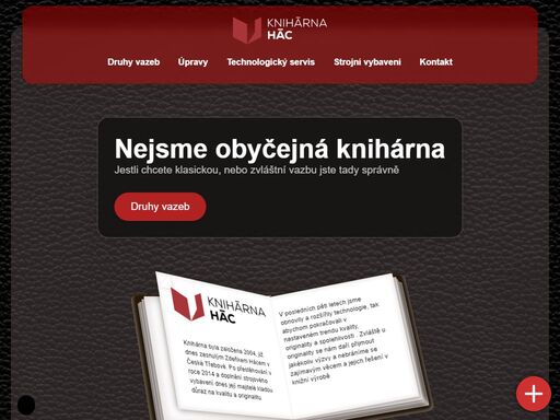 knihárna zabývající se předevšim vazbou knih. vyrbímě knihy na míru různých tvarů i velikostí