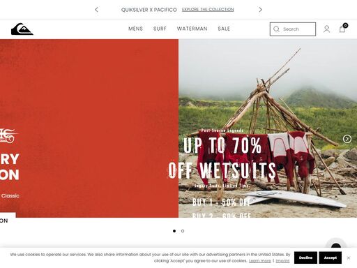 discover quiksilver. shop the latest clothing, accessories, surf and snowboard gear. created by surfers since 1969. shop the official store now.
