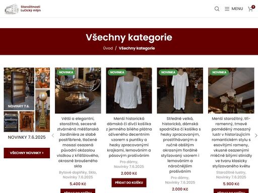 zveme vás do nabídky starožitností. prodejna v historickém mlýně. ? antik online. ? detailní fotky. ? odborné popisky. ? zasíláme. ? rodinná firma.