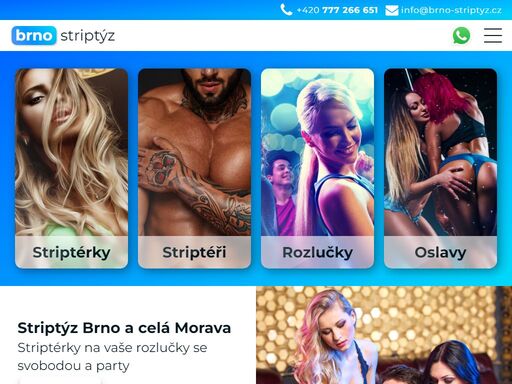 striptýz brno - objednej pánskou nebo dámskou show jednoduše online. prémiové vystoupení na rozlučku, oslavu i firemní večírek v brně a okolí.