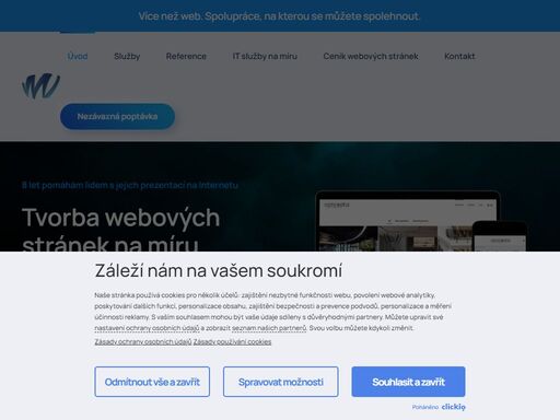 stavíme úspěšné webové stránky s responzivním designem, jednoduchou správou a cool moderním vzhledem.