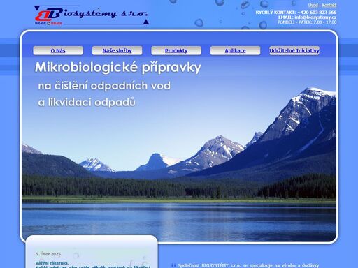 společnost biosystémy s.r.o. se zabývá výrobou a vývojem mikrobiologických prostředků pro likvidaci odpadů.