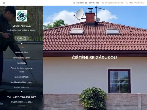 vítejte v revita home - specialistů v obnově vzhledu a čištění povrchů