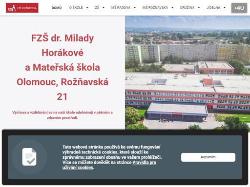 škola se otevřela pro žáky poprvé ve školním roce 1995/1996.