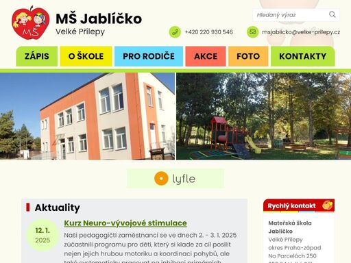 oficiální stránky obce velké přílepy