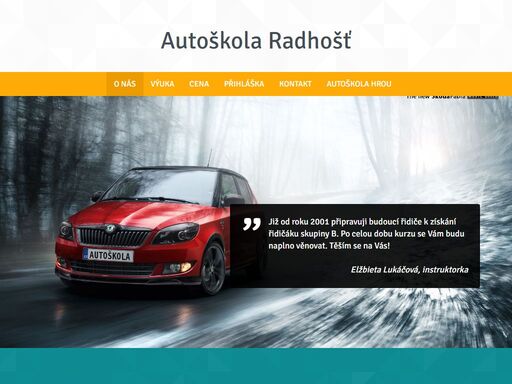 přihlašte se do pohodové autoškoly ve frenštátu pod radhoštěm