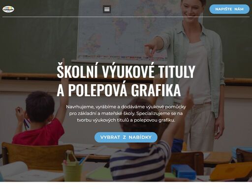 navrhujeme, vyrábíme a dodáváme výukové pomůcky pro základní a mateřské školy. specializujeme se na tvorbu výukových titulů a polepovou grafiku.
