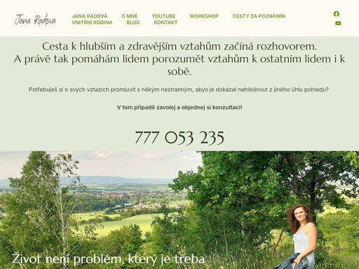 cesta k hlubším a zdravějším vztahům začíná rozhovorem.a právě tak pomáhám lidem porozumět vztahům k ostatním lidem i k sobě. potřebuješ si o svých vztazích