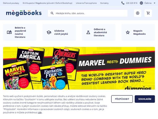 největší e-shop cizojazyčné literatury. široký výběr odborné akademické literatury, učebnic, ale také populární beletrie.