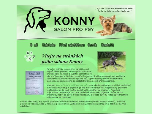 konny - salon pro psy.