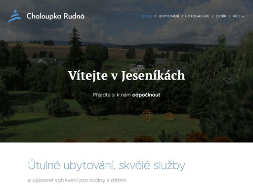 útulné ubytování, skvělé služby