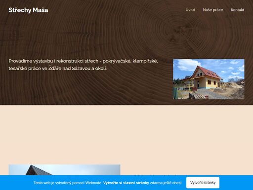 provádíme výstavbu i rekonstrukci střech - pokrývačské, klempířské, tesařské práce ve žďáře nad sázavou a okolí.